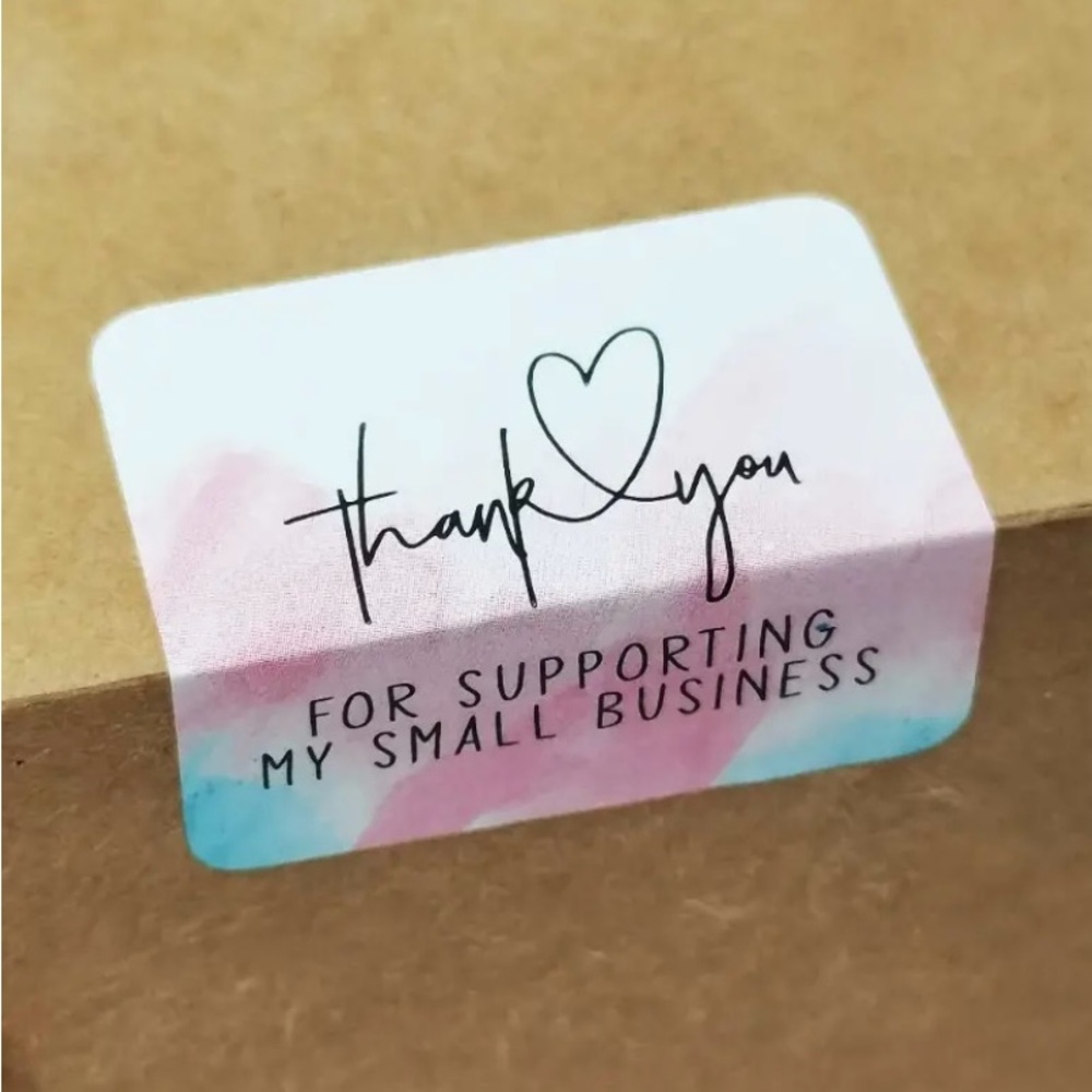 10 Thank You Stickers